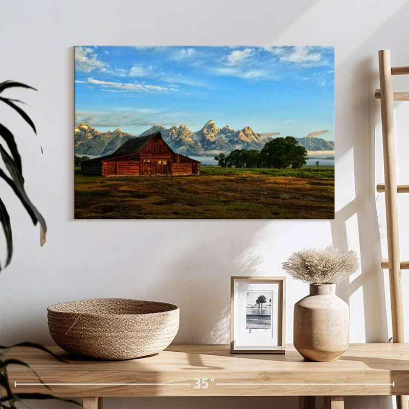 Alvord Grand Teton Moulton Barn, H 16 po x l 24 po