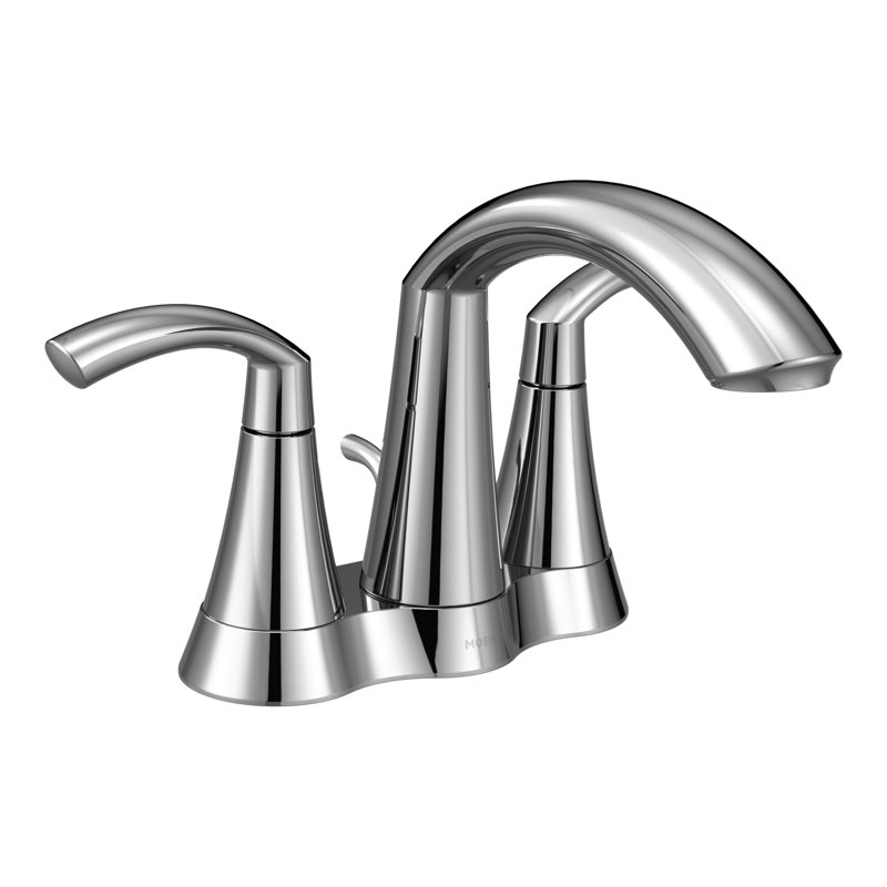 Glyde Standard Centerset Bathroom Faucet, Chrome