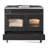 ILVE Nostalgie II Series 40 in. Dual Fuel Range with 6 Sealed Burners, Griddle (Natural Gas, Glass Door)-99299518-99299491