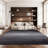Difranco Machine Made Power Loom Polypropylene Area Rug in Dark Gray/Light Gray-1846416648