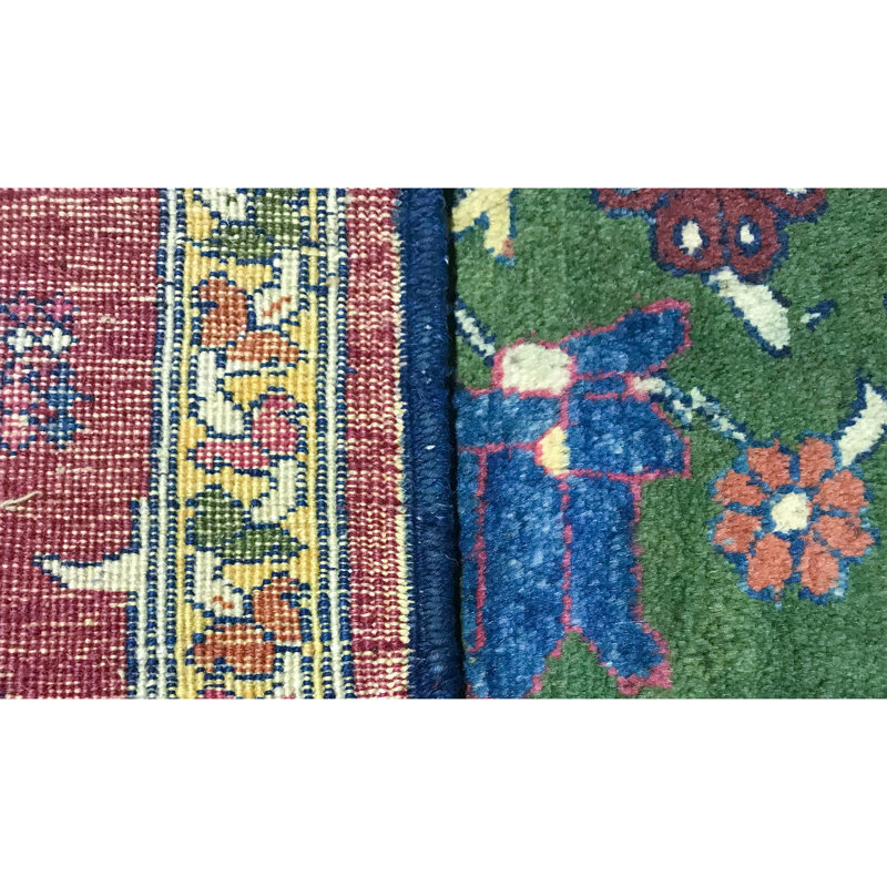 Hand-Knotted High-Quality Purple Area Rug