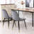 Lassan Contemporary Fabric Dining Chairs, Set Of 4-1740628761