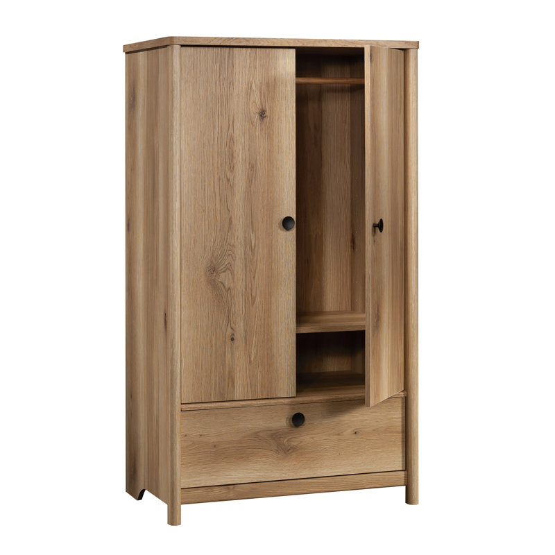 Armoire d'appoint avec tiroir de rangement, Brun
