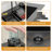 31"L x 20"W Drop In Workstation Kitchen Sink Waterfall Stainless Steel Sink with Pull-Down Faucet-112427560-124198038