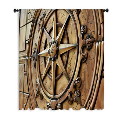 Rideau transparent en polyester Diari