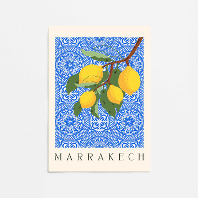 Moroccan Lemon Charm Rolled Print