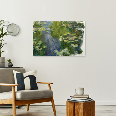 «Le Bassin Aux Nympheas», reproduction de fleur de lys au printemps