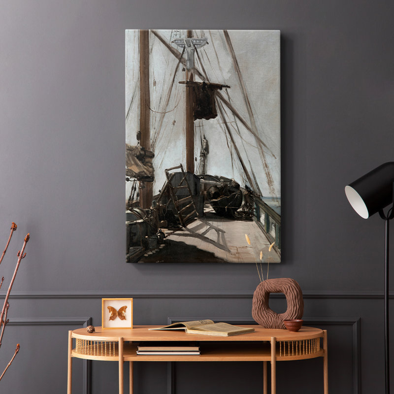 Impression nautique rétro XXXIX - galerie Cavas, H 27 po x l 18 po