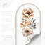 Peonies Flowers, Peel and Stick Non-Wall Damaging Wall Decal-104054392