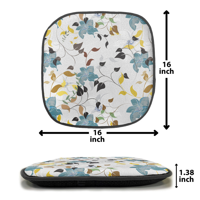 Outdoor 1.38'' Dining Chair Seat Cushion