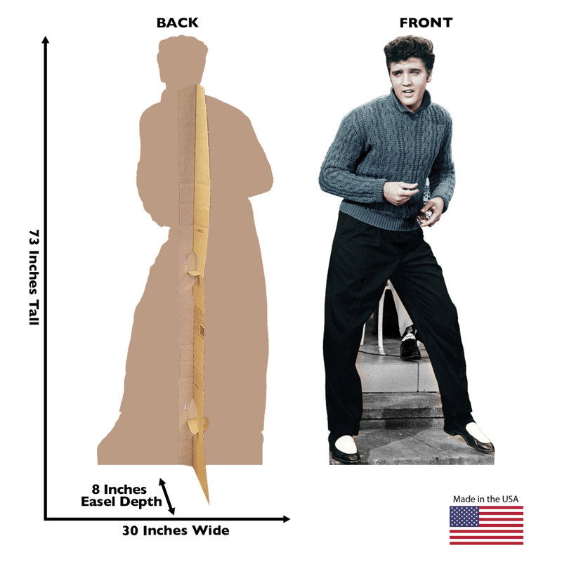 Elvis Presley 73'' Musicians Cardboard Standup