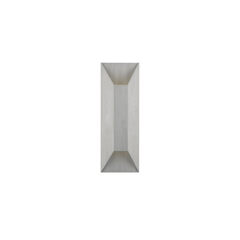 Maglev 2 - Light LED Flush Mounted Sconce, Brushed Aluminum, 3000K, 16" H x 5.5" W x 3.625" D
