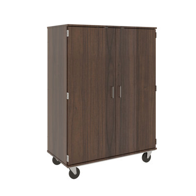 8 Compartment Classroom Cabinet with Casters