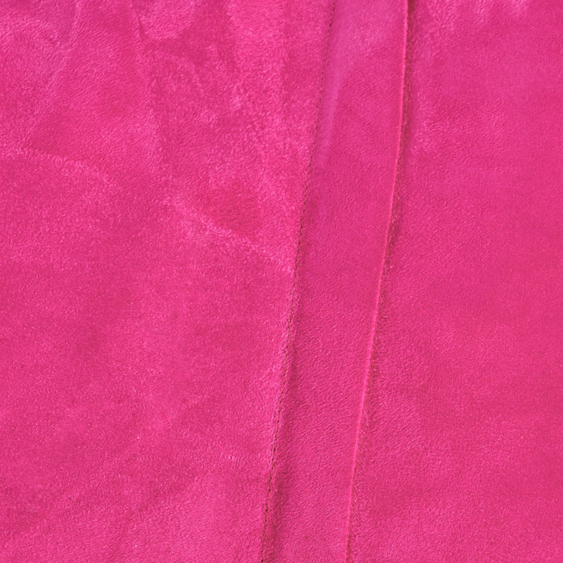 Michael 4 Foot Cylindrical Suede Bean Bag, Fuchsia