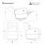 Fauteuil inclinable et pivotant manuel Drenna-1399376872