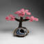 Custom - Genuine Rose Quartz Clustered Gemstone Tree On Agate Geode Matrix (The Love Tree)