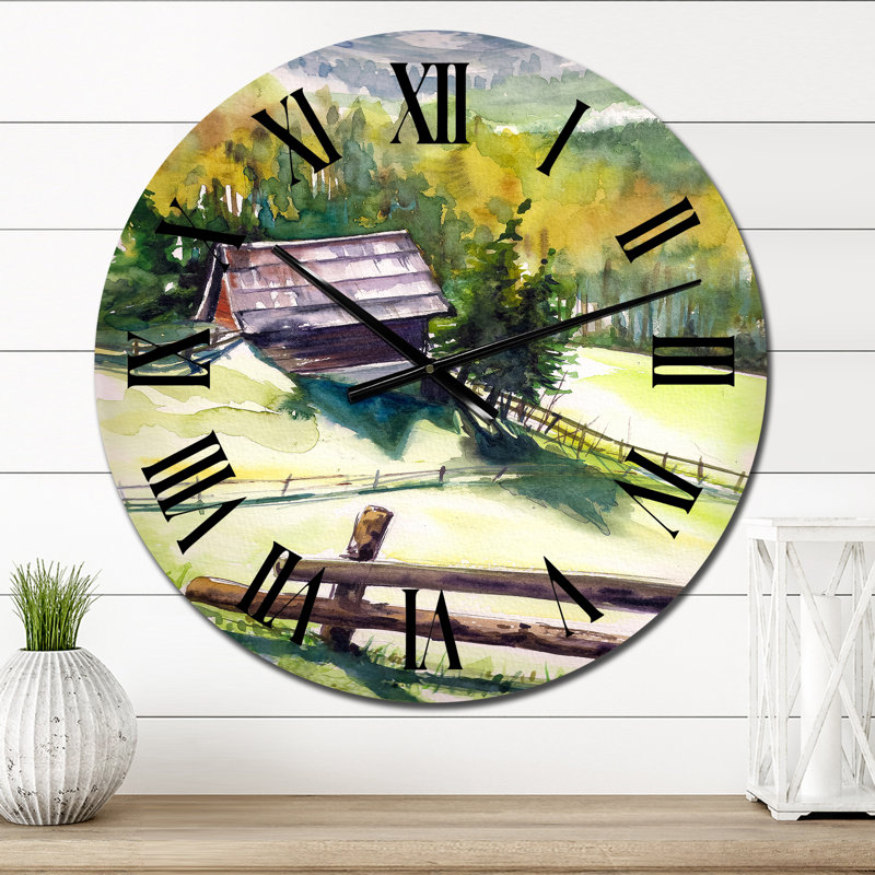 Horloge murale en bois, Petit