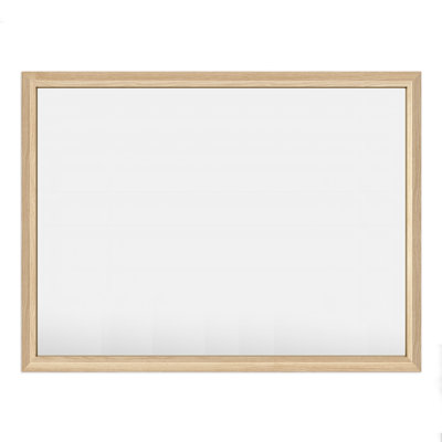 Amara Tempered Glass and Aluminum Alloy Framed French Cleat Mounted Wall Mirror