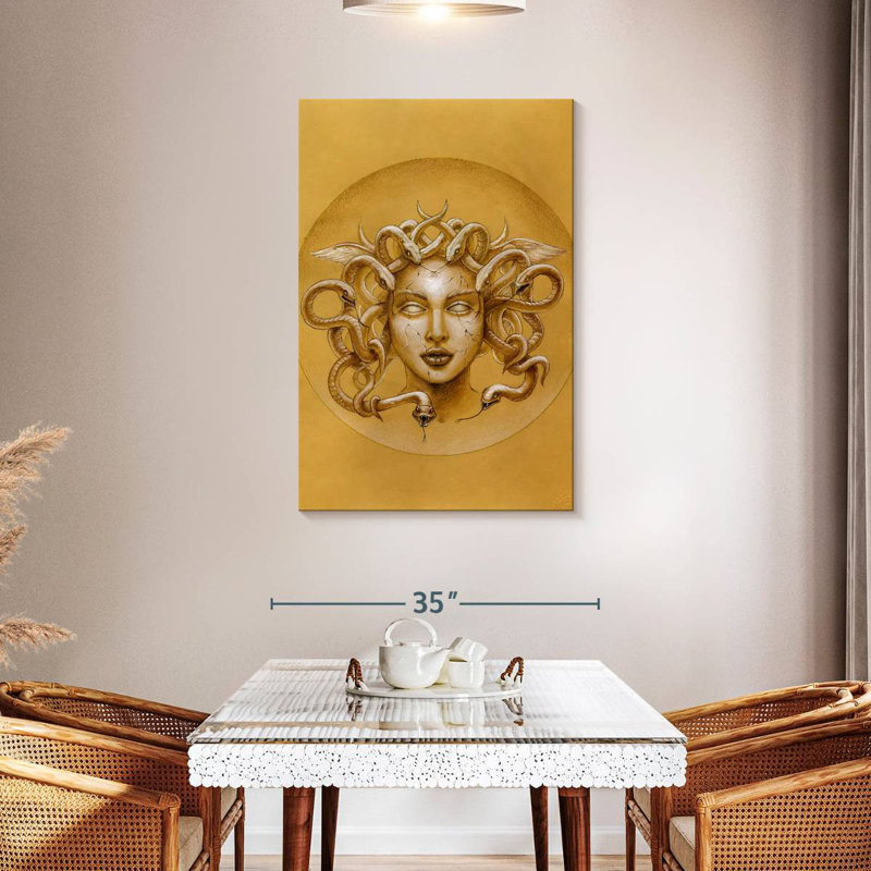 Kelan The Medusa, 45" H x 30" W