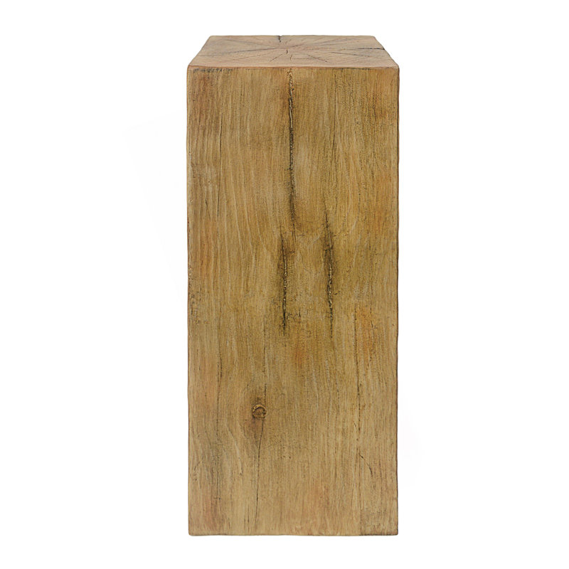 Square-Column End Table, Natural
