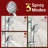 SUMERAIN Rain Bathroom Complete Shower System with 3 Setting Spray Handheld Shower, Shower Faucet Set with Slide Bar-113055988