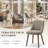 Modern Upholstered Dining Chairs with Solid Wood Legs-876970622
