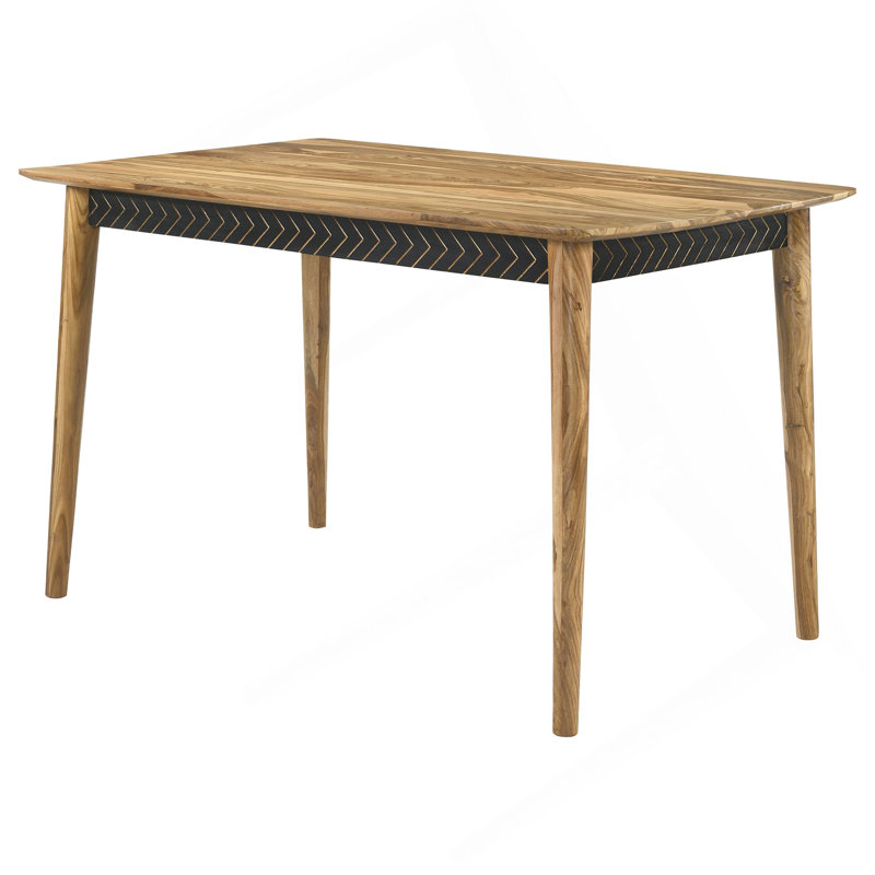 Memmel Natural Sheesand Black Counter Height Table