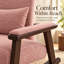 Chaise berçante rembourrée Velarossique Chenille-1655777105