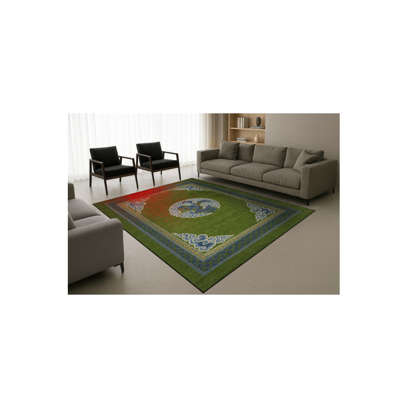 Tapis beige tissé traditionnel Mosso, 2 pi 6 po x 4 pi 11 po