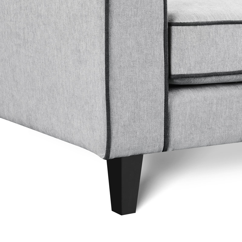 Alfie 3 Seater Sofa, Light Grey