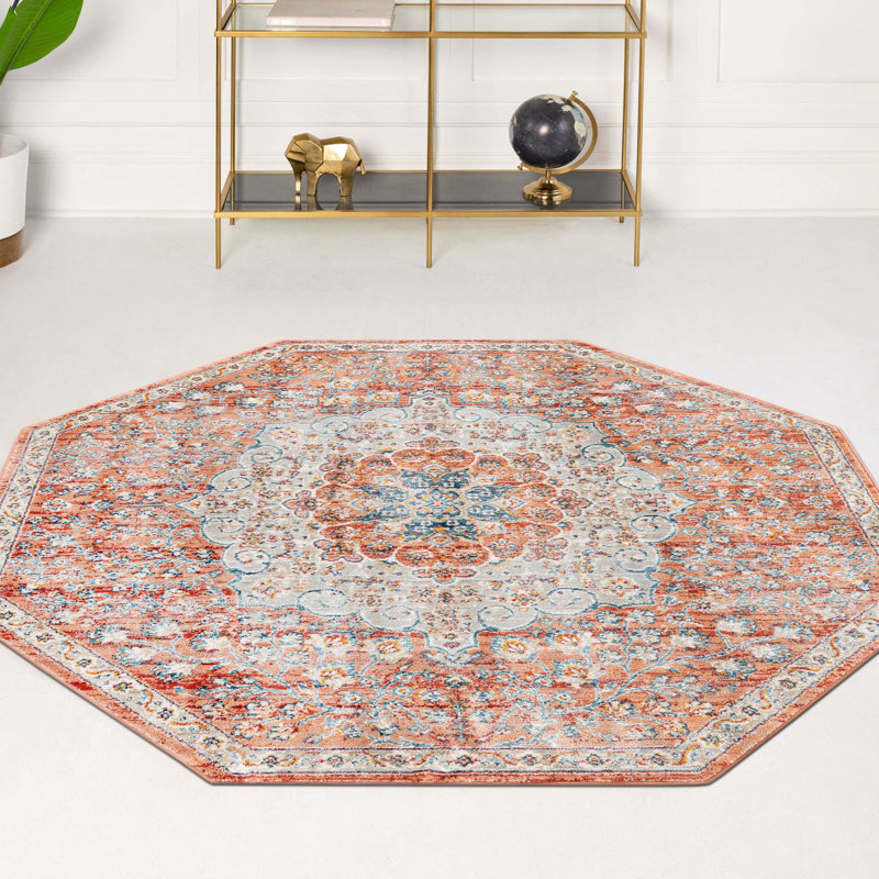 Alize Oriental Indoor Rug, Octagon 7' x 7'