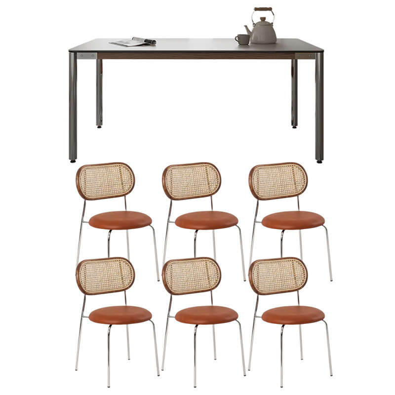 Table de salle à manger Modern, H 29,92 po x L 70,86 po x l 35,43 po