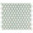 Hudson 1" Hex Light Green 11-7/8" x 13-1/4" Porcelain Mosaic Floor and Wall Tile