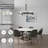 Jackeline 31.1" W 8-Light Crystal Drum Chandelier-1262035193