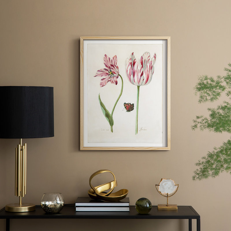 «Two Tulips I», Naturel, H 21 po x l 17 po