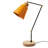 Industrial Table Lamp with Iron Body & Hornbeam Base, 5.5 in Diameter x 20.5 in Height | E27 Socket (Max 40W), 7.1 in Base Plate Diameter | 78.7 in Cable Length | Stylish Solid Color Design for Modern Home & Office Décor-1099775615