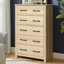Commode 5 tiroirs H 46,7 po Walter-323445114