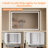 UL Certified Frameless LED Light Anti-Fog Wall Bathroom Vanity Mirror with Backlit & Frontlit-91383709