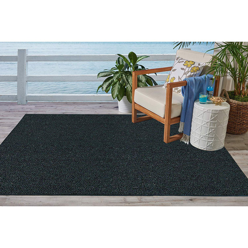 Amoros Furnish my Place Modern Indoor/Outdoor Commercial Solid Color Rug - Pet and Kids Friendly Rug, Stain Resistant, Floor Carpet for Living Room & Hallway, Wedding - Dark Green