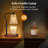 Vintage Glow Candle Warmer: Height-Adjustable Electric Jar Lamp With Timer & Dimmer – Premium Flameless Wax Warmer – Cozy Room Decor Housewarming Gift (Walnut)-1442031440