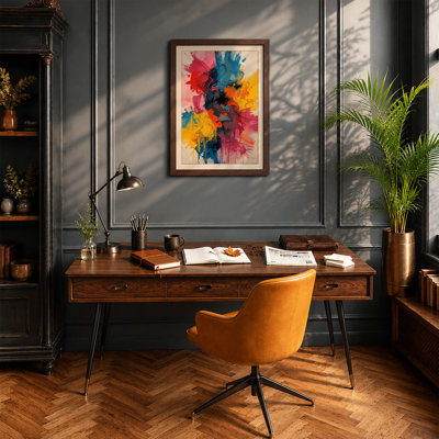 Radiant Splashes Abstract - Print