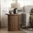 Tannen 24" Round Mid-Century Modern Fluted Pedestal Base End Table-103563103