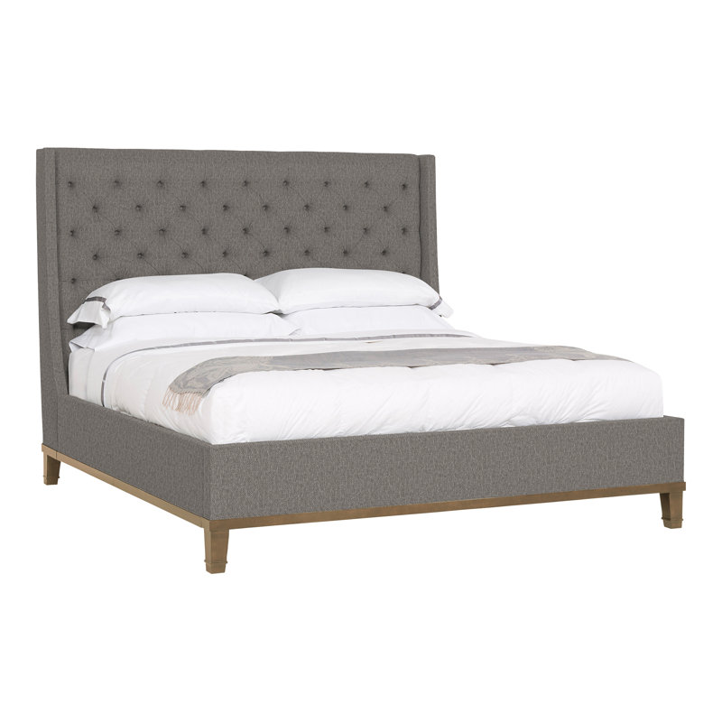 Michael Weiss Upholstered Wingback Bed, Ozark Marina, Hampton