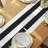 Black Striped Table Runner 108" x 14"-27798649-27778789
