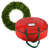 Front Door Wreath and Storage Bag – 20-Inch Artificial Foxtail Fern Wreath and Zippered Tote with Handles – Farmhouse Greenery decor