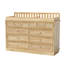 Commode à langer 55 tiroirs 100% bois massif 55,1 po