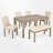 Farmhouse 6 Piece Dining Set Kitchen Table Set With Bench,,dining room set,dinning table set-1449569318