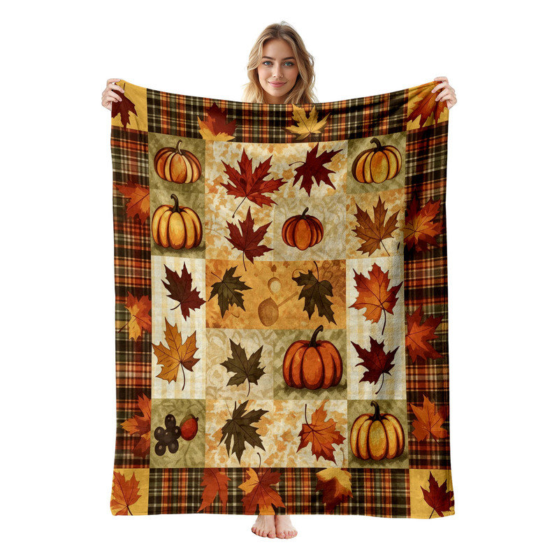 Jeté JYK, Patchwork d'automne rustique
