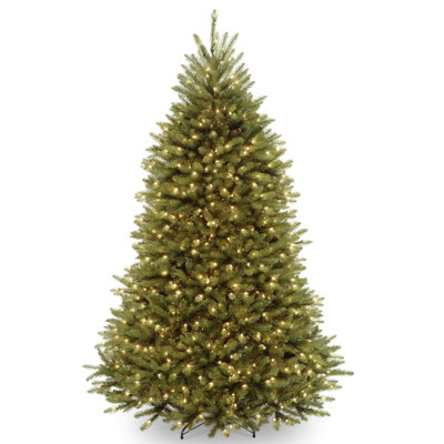 PowerConnect(TM) DunhillÂ® 7' Green Spruce Artificial Christmas Tree with 700 Clear/White Lights -  National Tree Company, DUH3-300P-70