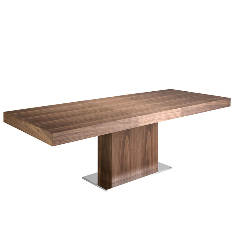 Extendable Solid Wood Top Dining Table